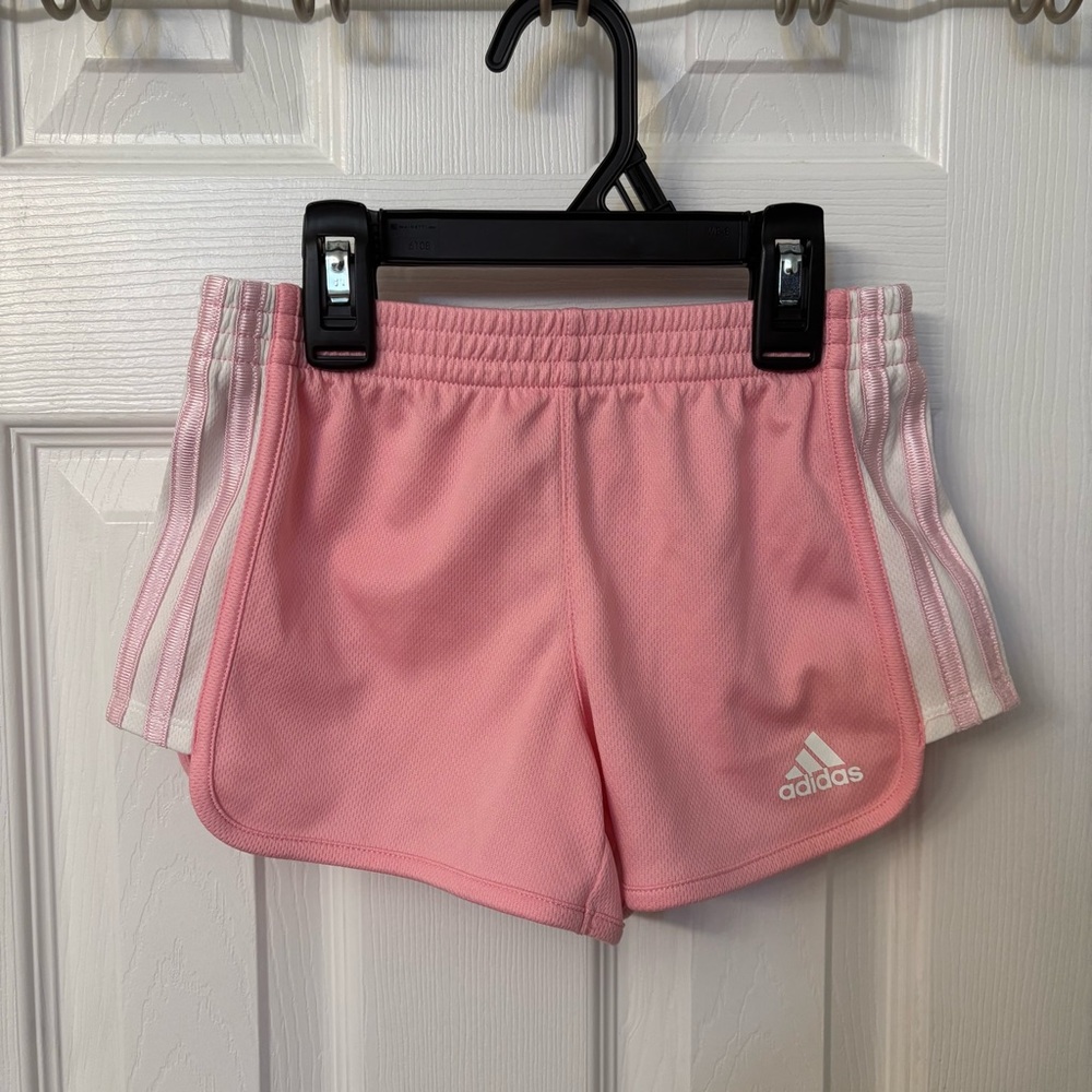 Adidas Pink Athletic Shorts Girls Size 7